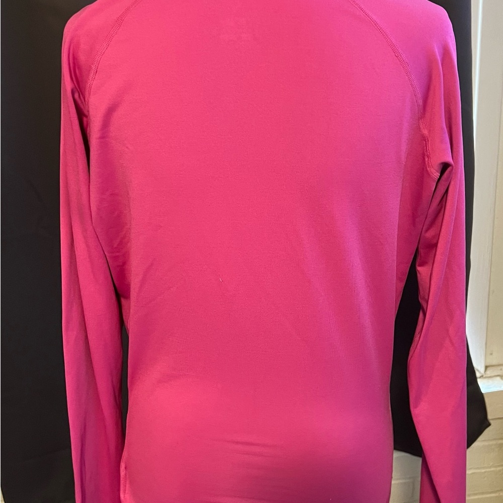 Nike Pro Combat Fuchsia Quarter-Zip Top - Picture 4 of 4